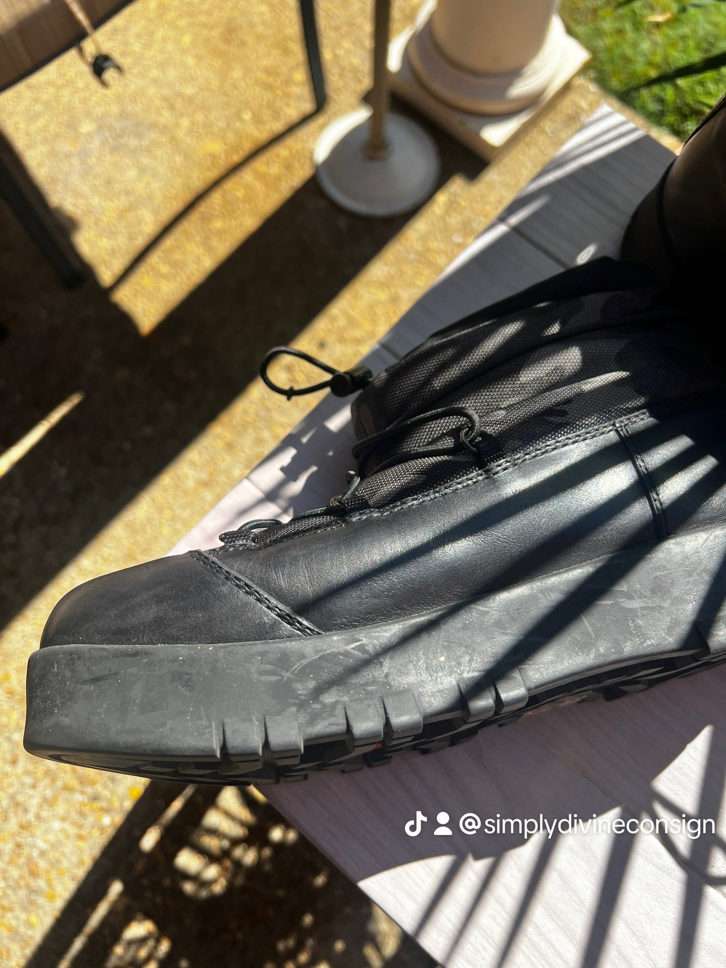 Prada Sports camouflage boot