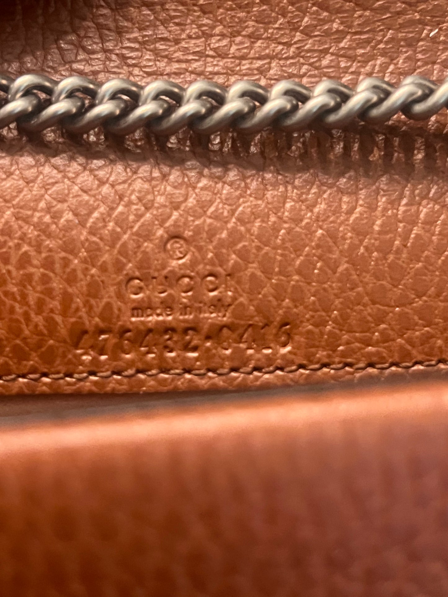 Gucci Denim Dionysus Mini With Detachable Crossbody Chain New With Box
