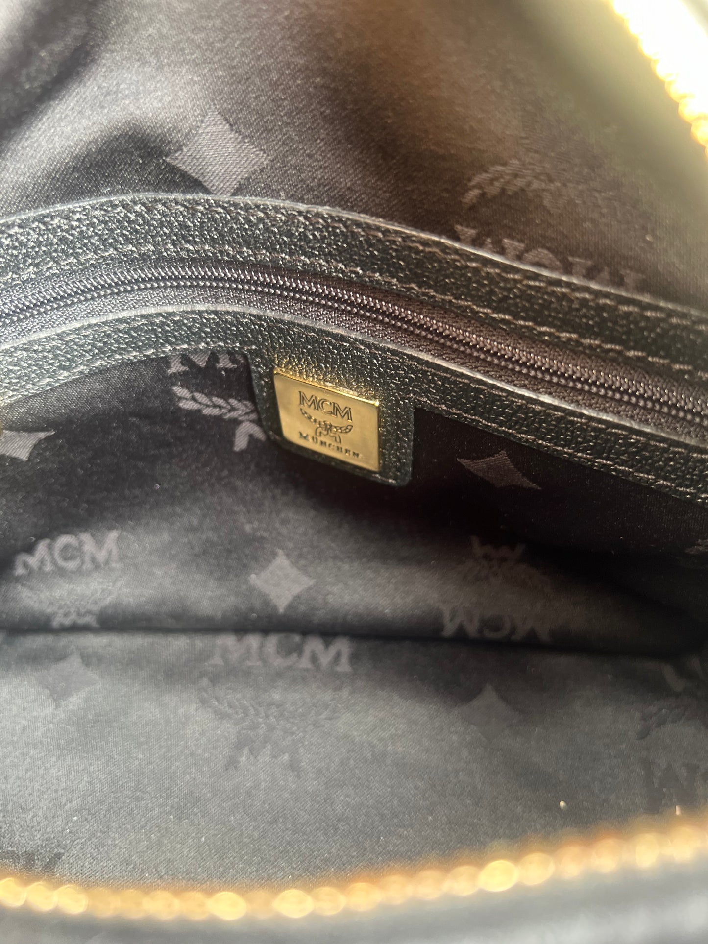 MCM mini Boston bag Black