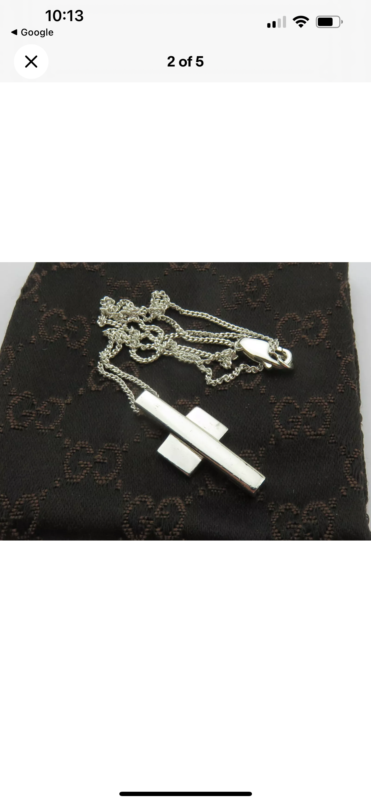 Gucci SS asymmetric cross