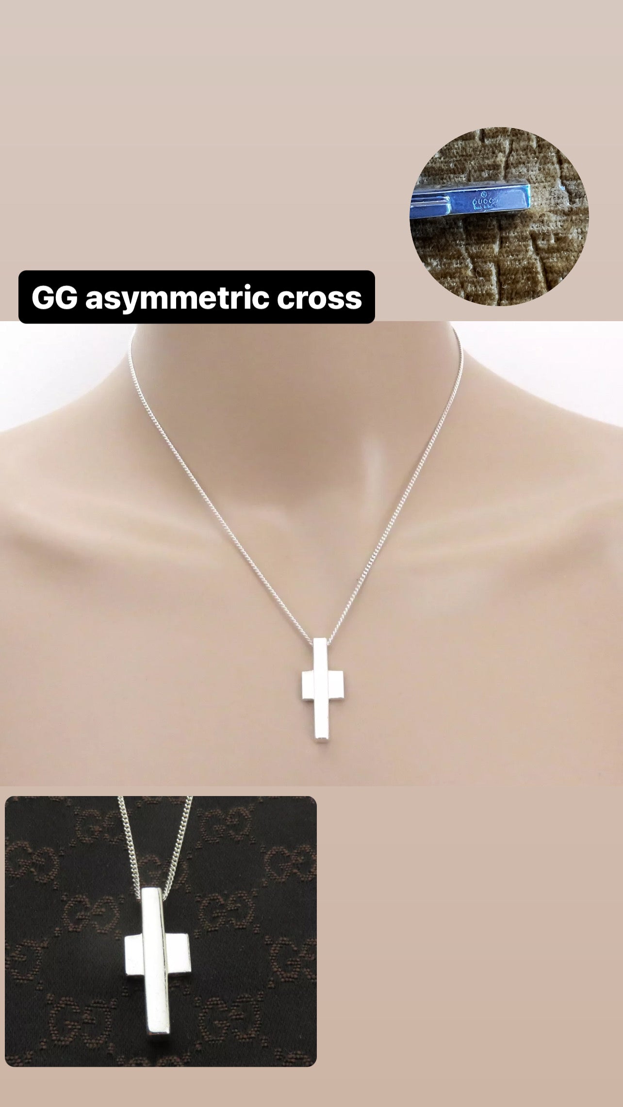 Gucci SS asymmetric cross