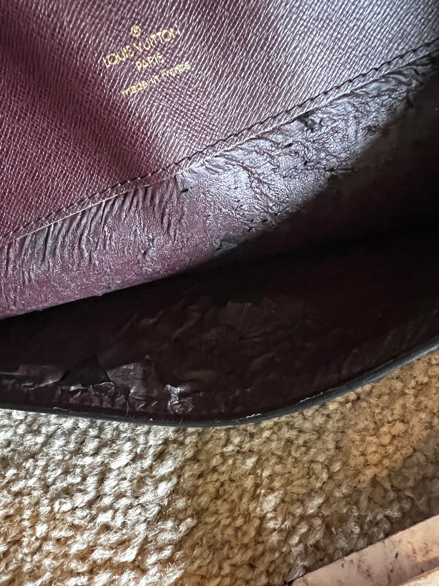Louis Vuitton Taiga Leather Large Clutch