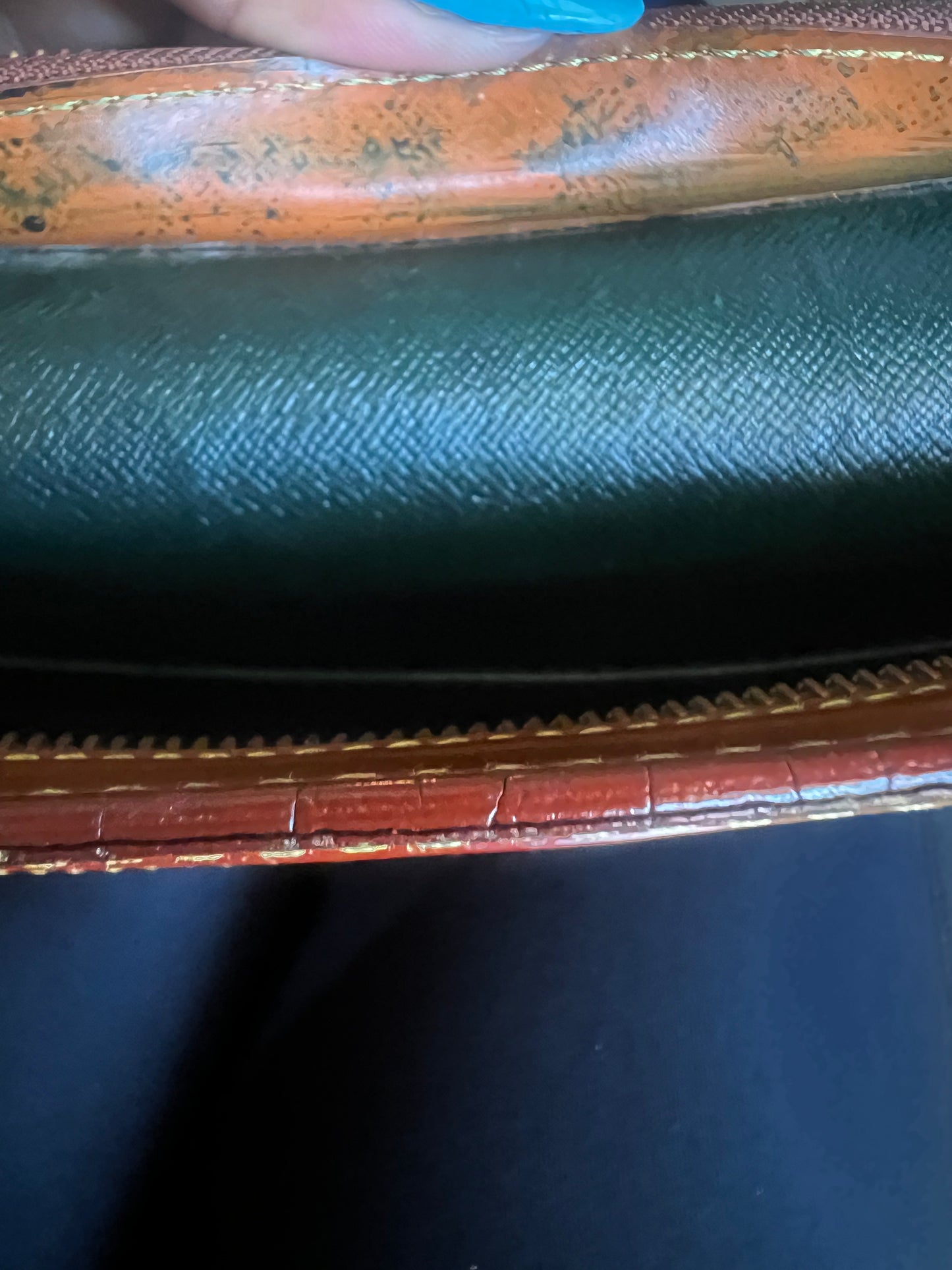 Louis Vuitton Tan EPI Clutch