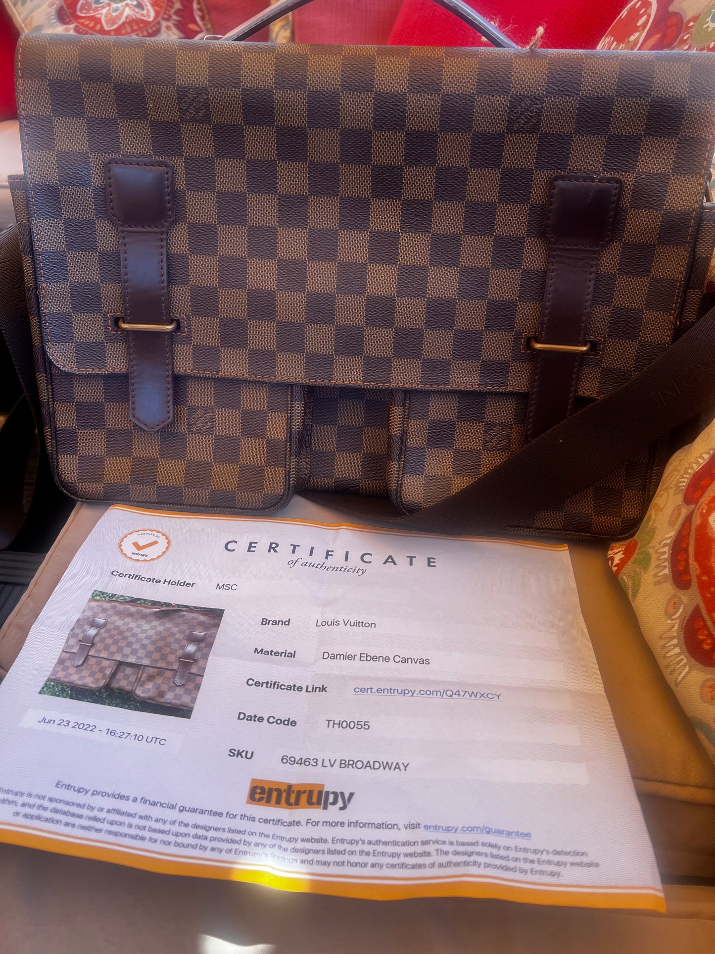 Louis Vuitton DAMIER Ebene Broadway
