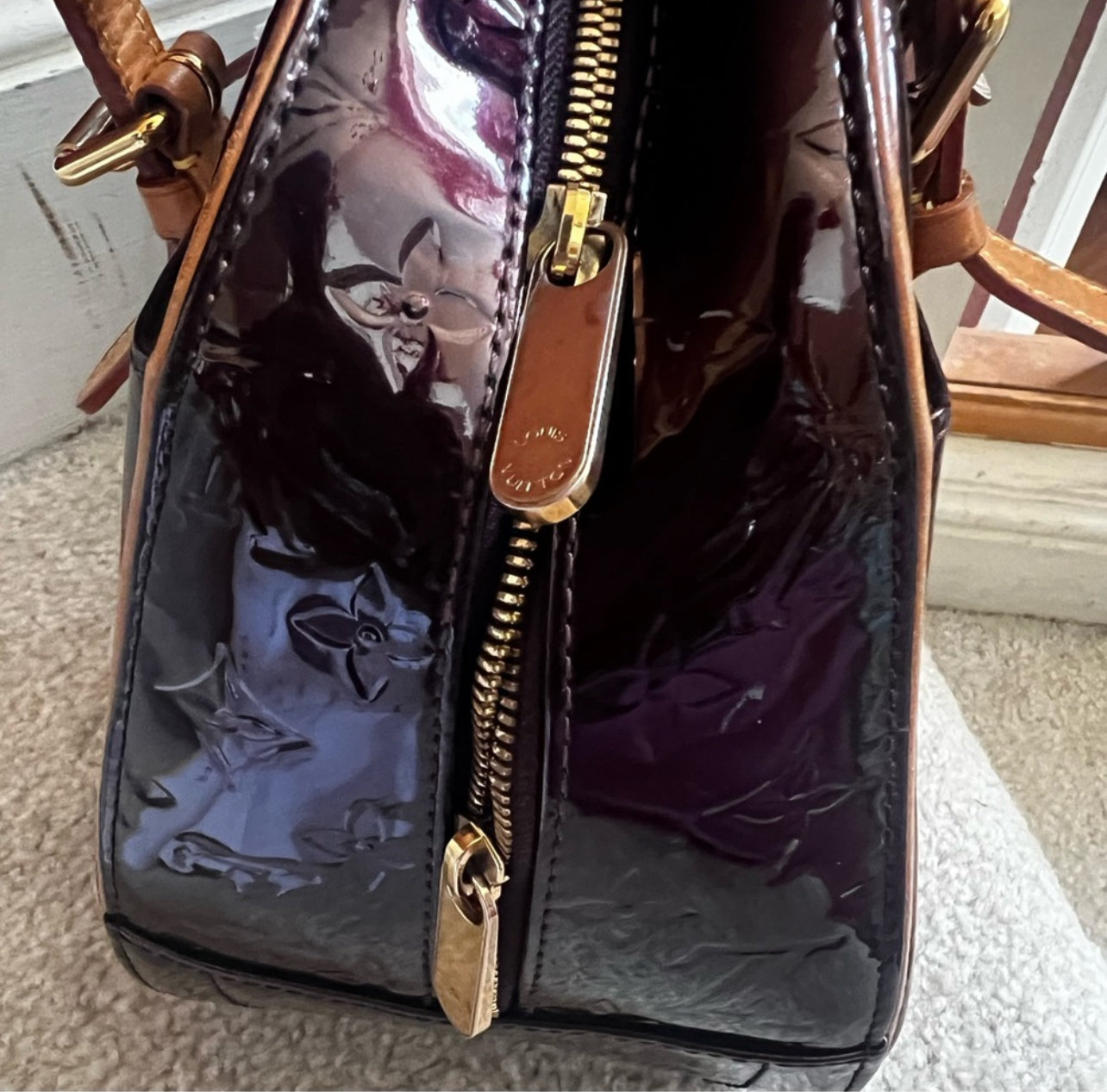 Louis Vuitton Summit Drive Burgundy Vernis