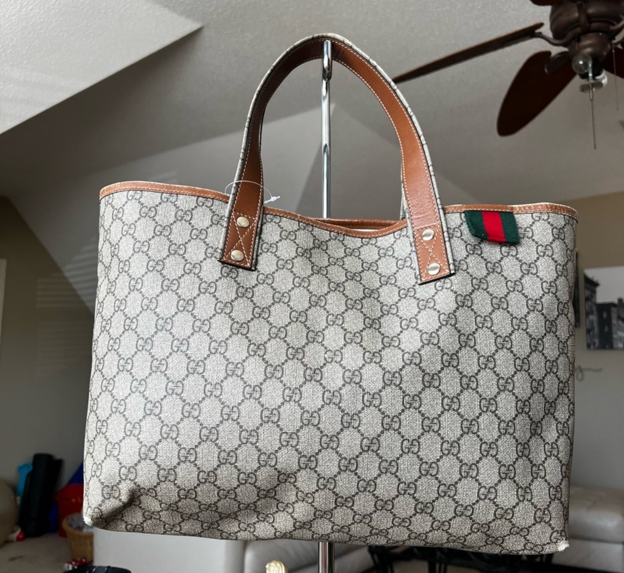 Gucci Web Loop Tote