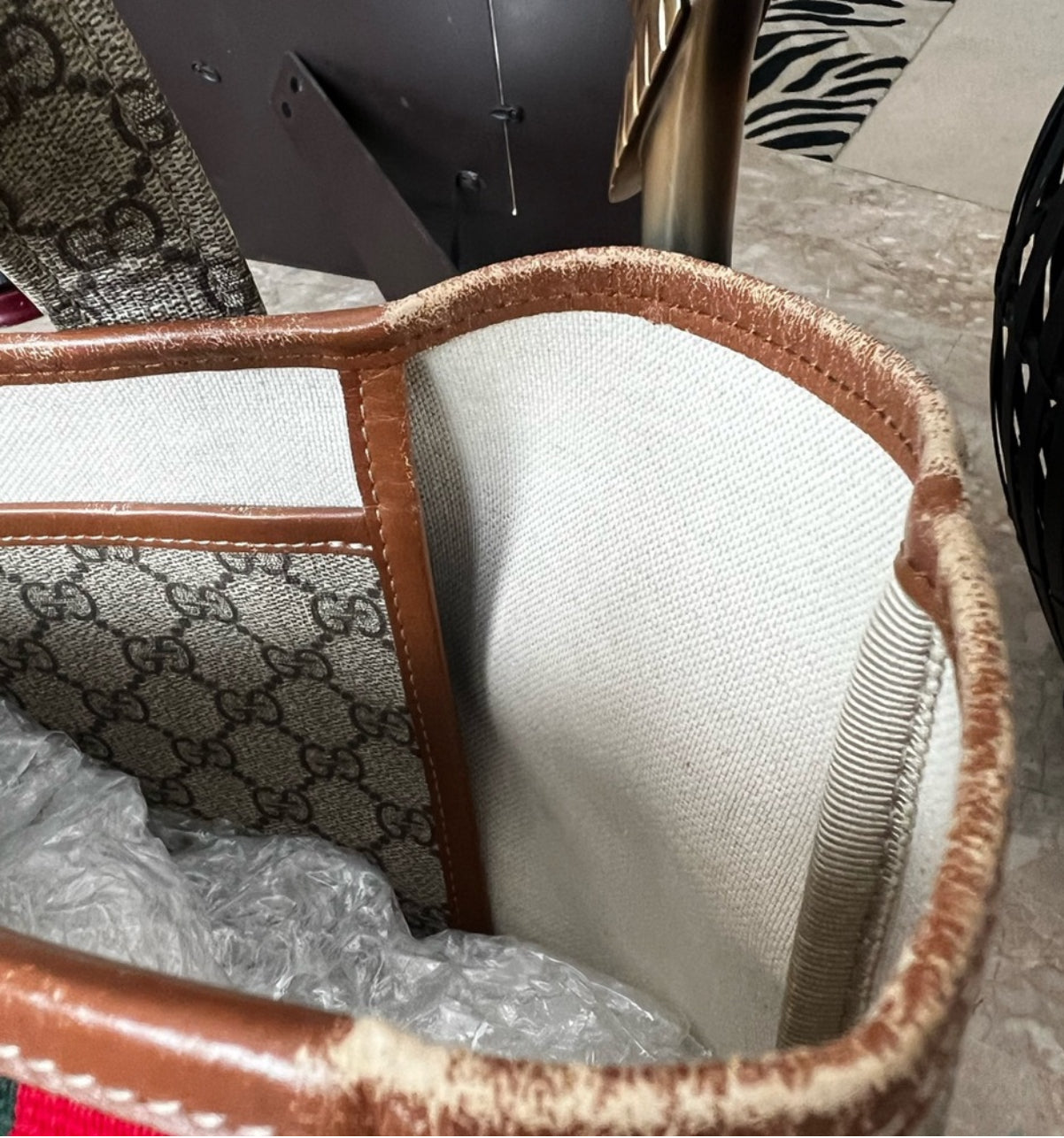 Gucci Web Loop Tote
