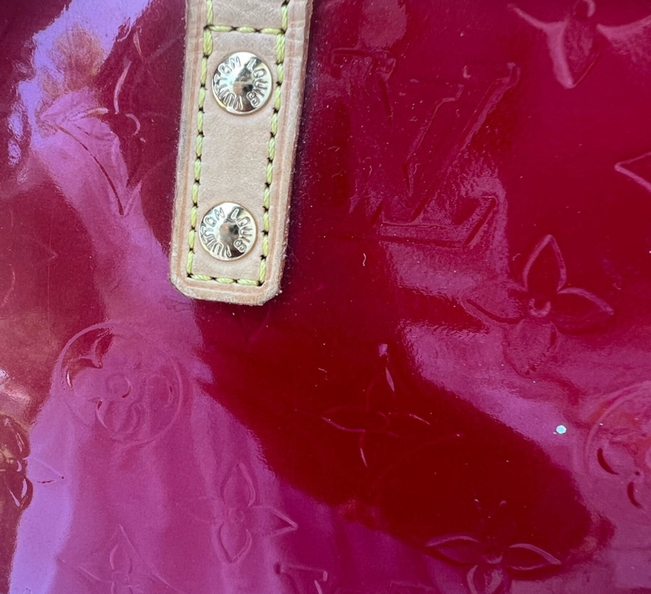 Louis Vuitton Red Vernis Leather