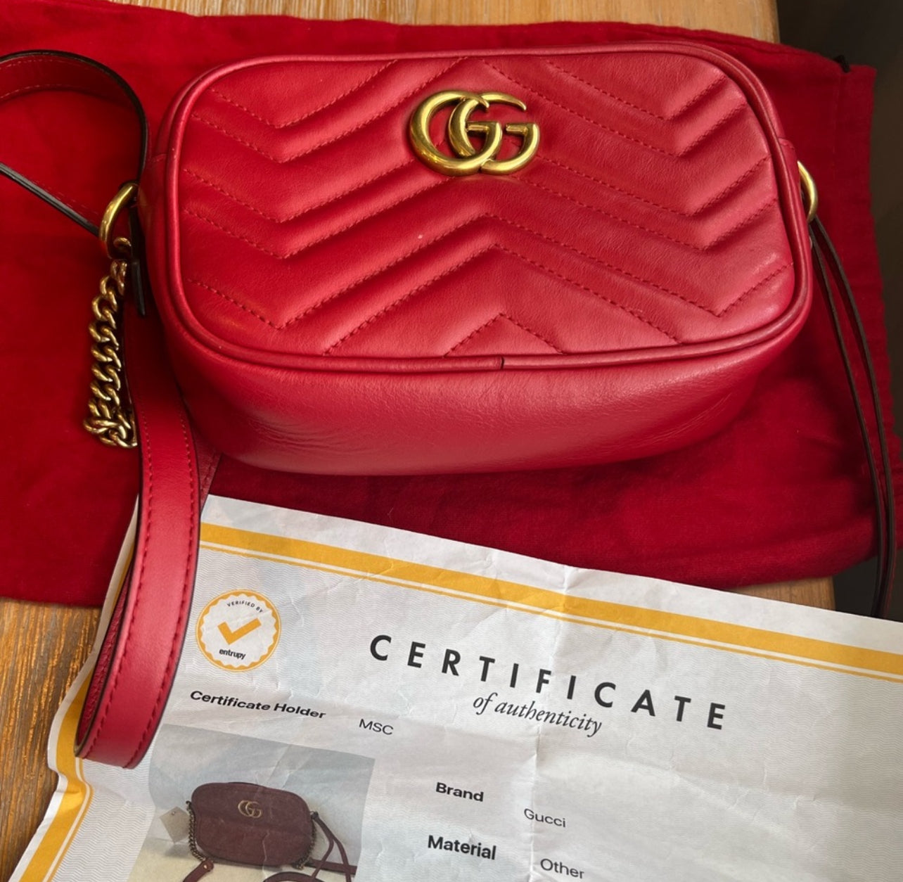 Gucci Mini Marmount Crossbody