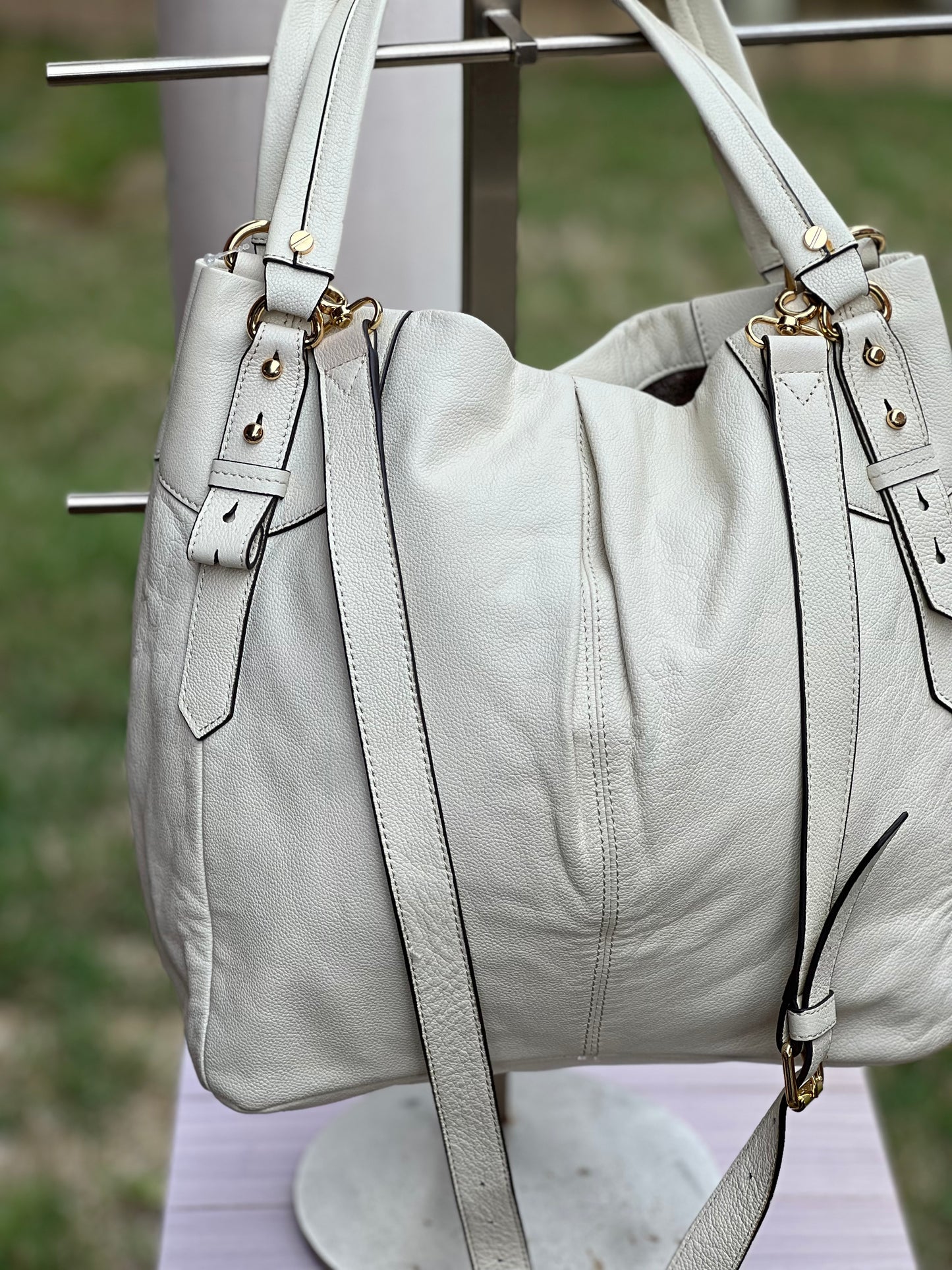 Vince Camuto pleated leather Purse