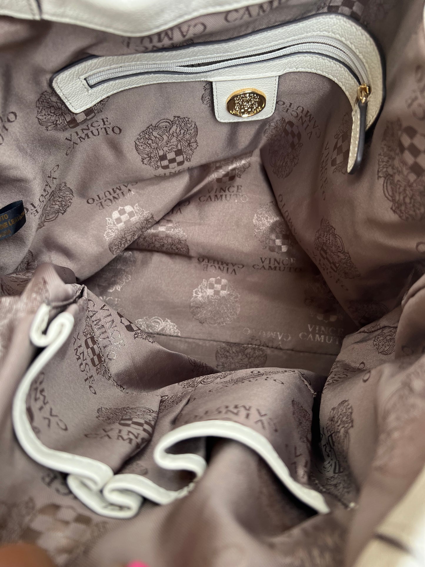 Vince Camuto pleated leather Purse