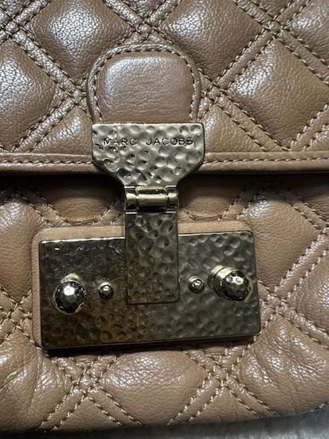 Marc Jacobs Quilted Leather Carmel Color Crossbody