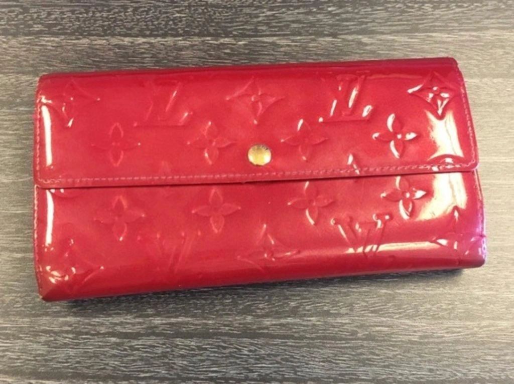 Louis Vuitton Red Vernis Wallet
