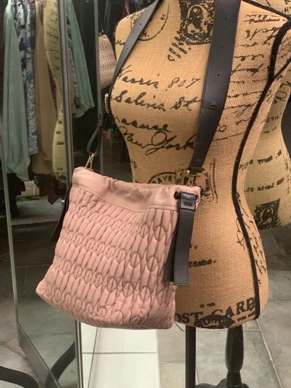 Furla Caos S Drawstring Leather Purse