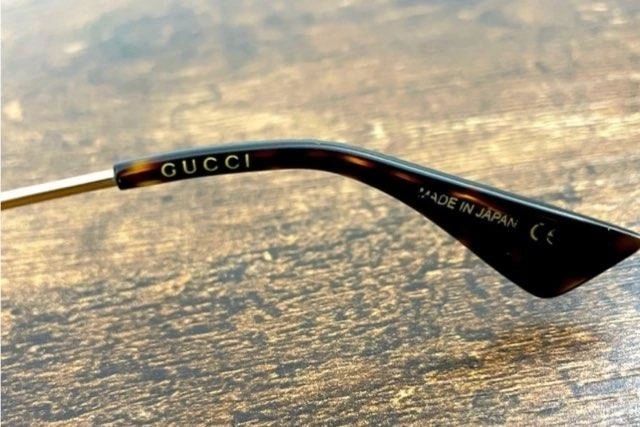 Gucci Round Aviator Sunglasses Navy
