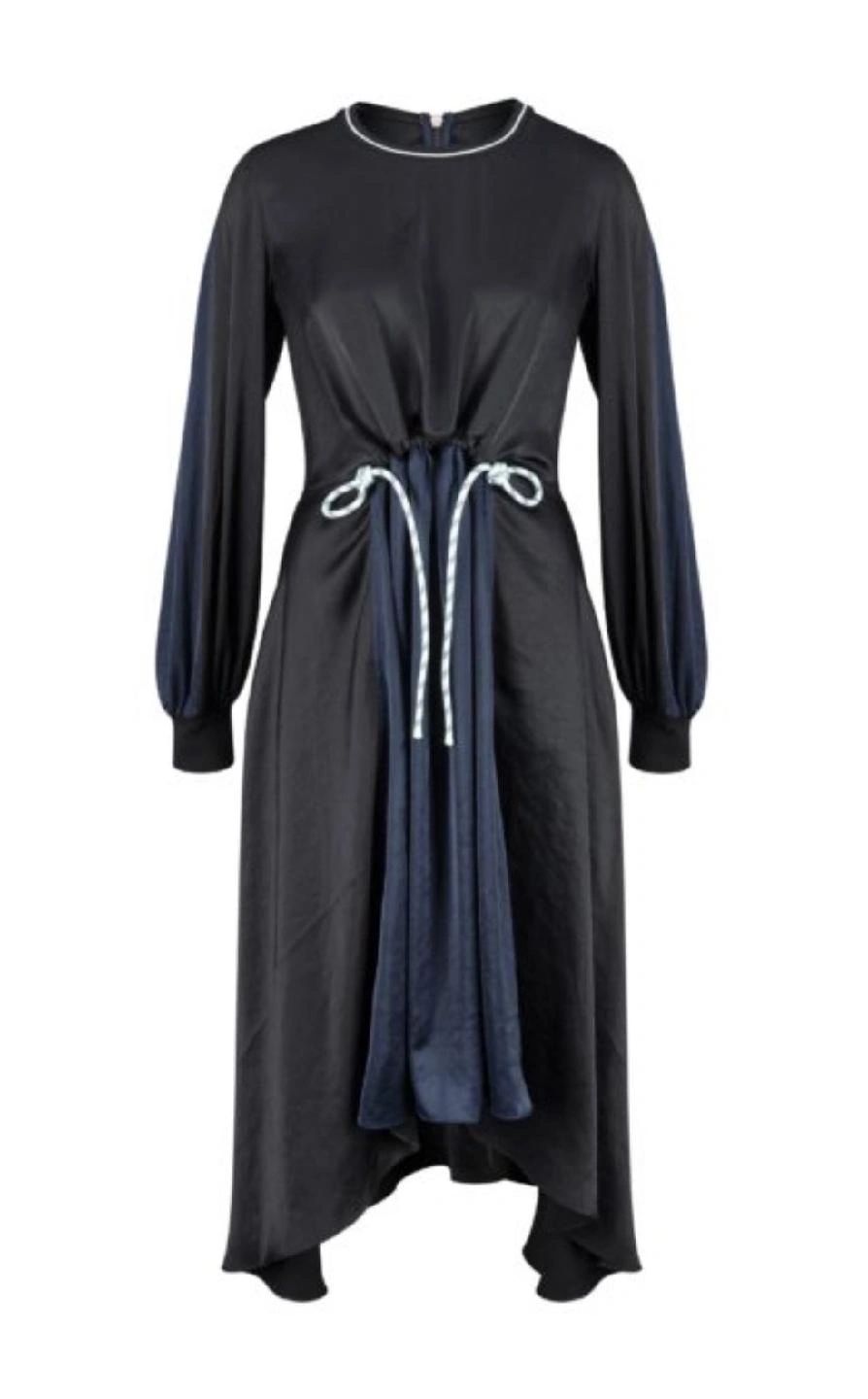 Lululemon Satin Navy Black Dress Size 4
