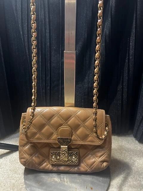 Marc Jacobs Quilted Leather Carmel Color Crossbody