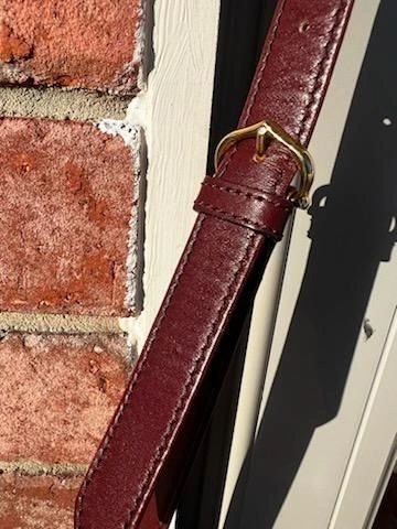 Cartier Vintage Burgundy Crossbody
