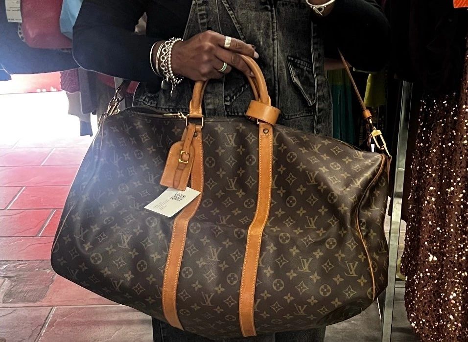 Louis Vuitton Keepall Bandouliere 55 simplydivineconsign