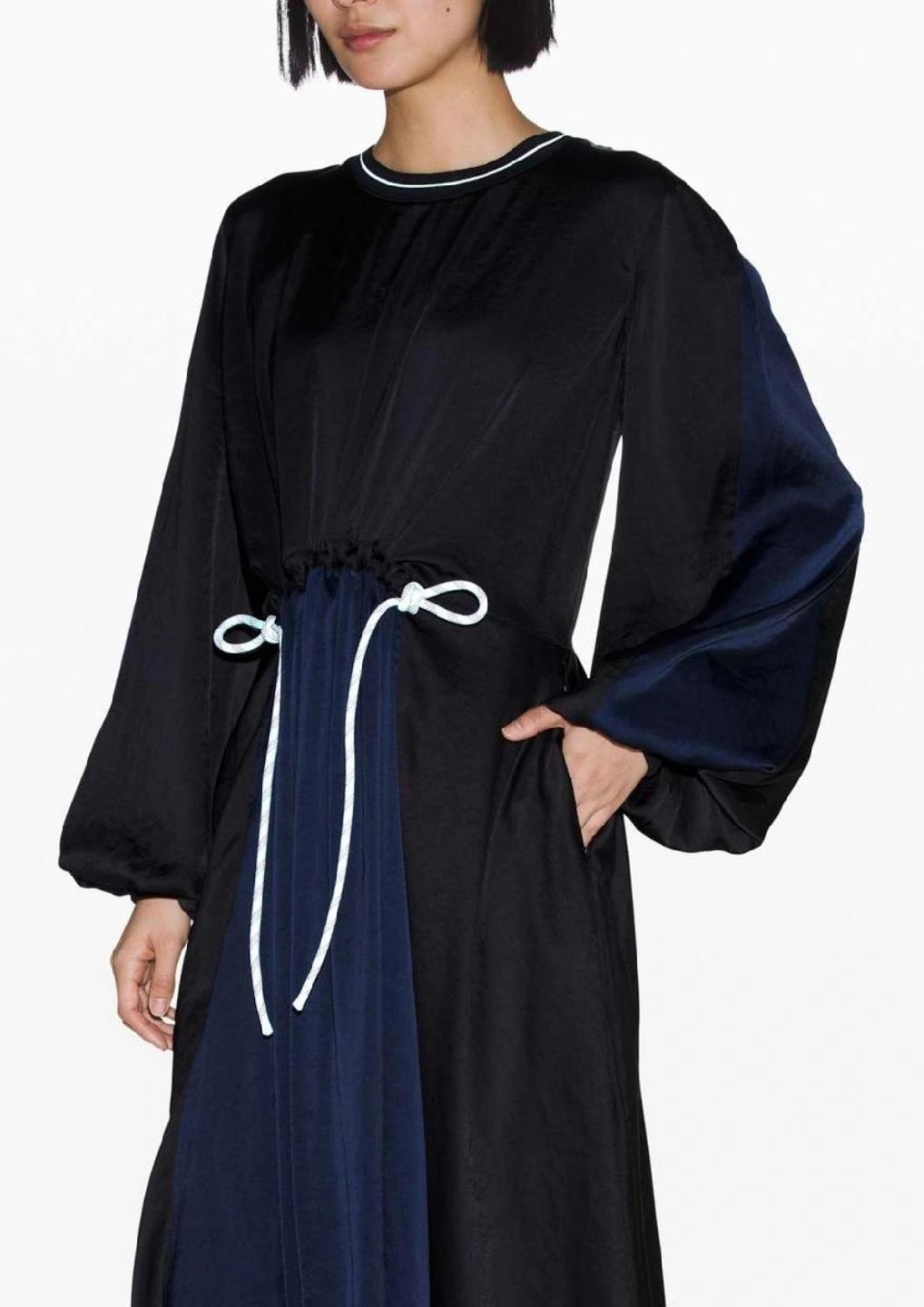 Lululemon Satin Navy Black Dress Size 4