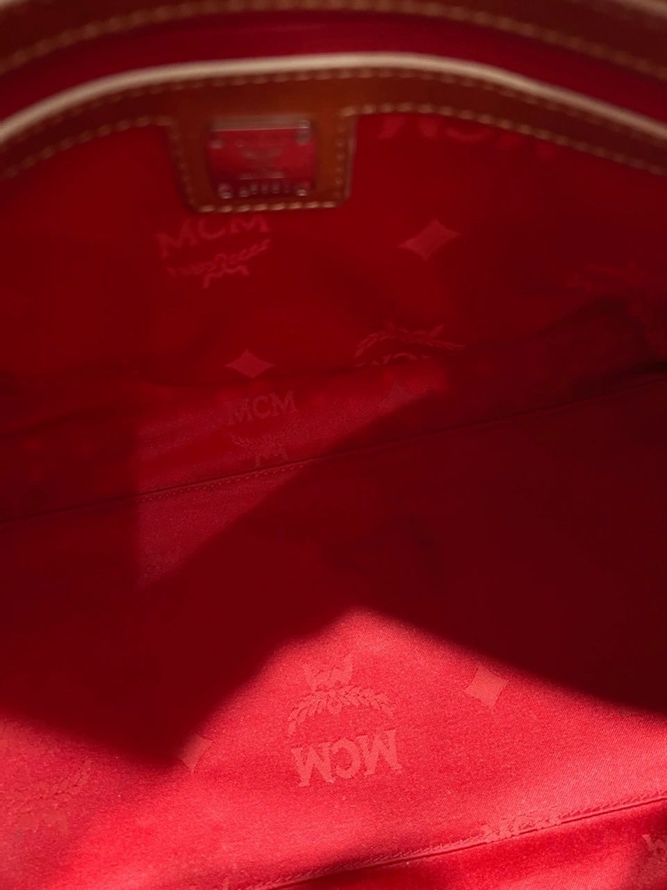 MCM Boston Bag With Lock And Key