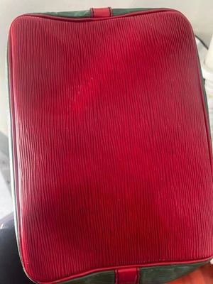 Louis Vuitton Green Red EPI NOE