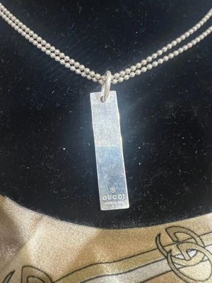 Gucci Double Chain Necklace Unisex 10"