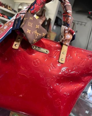 Louis Vuitton Red Vernis Leather