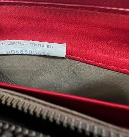 Bottega Veneta Red Intrecciato Leather Zip Around Wallet