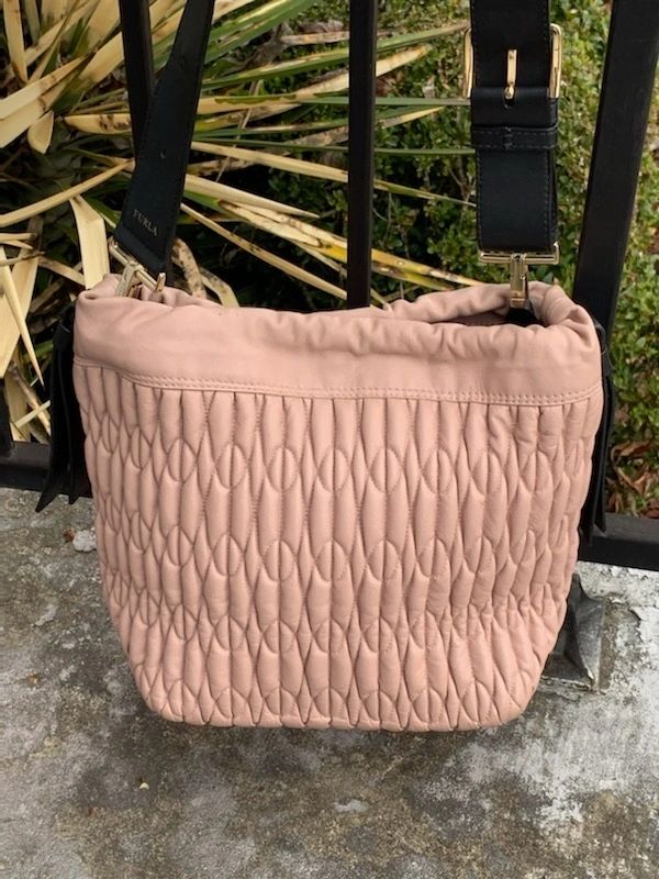 Furla Caos S Drawstring Leather Purse