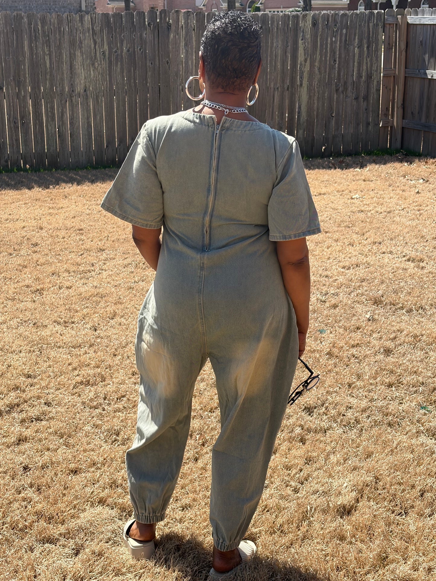 Denim jumpsuit