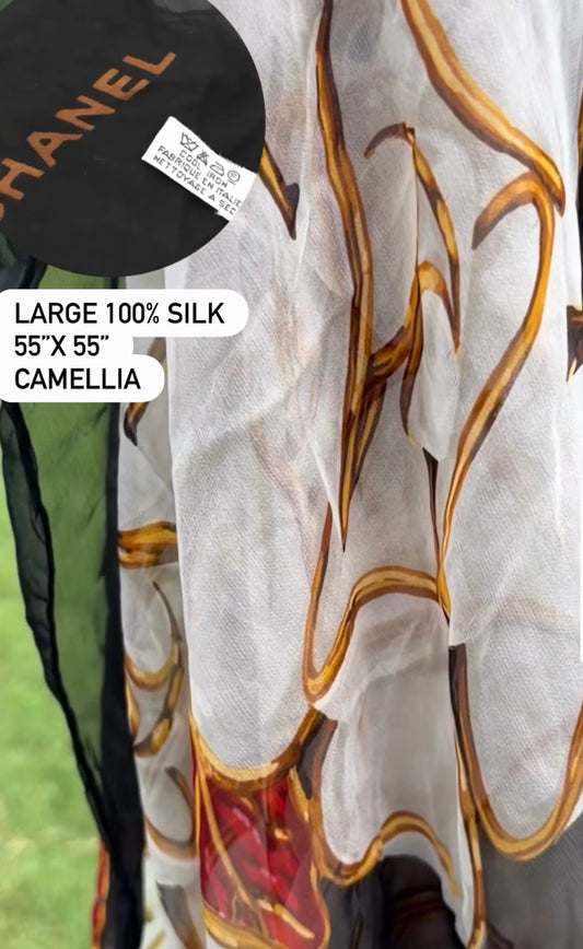 Chanel Silk Scarf