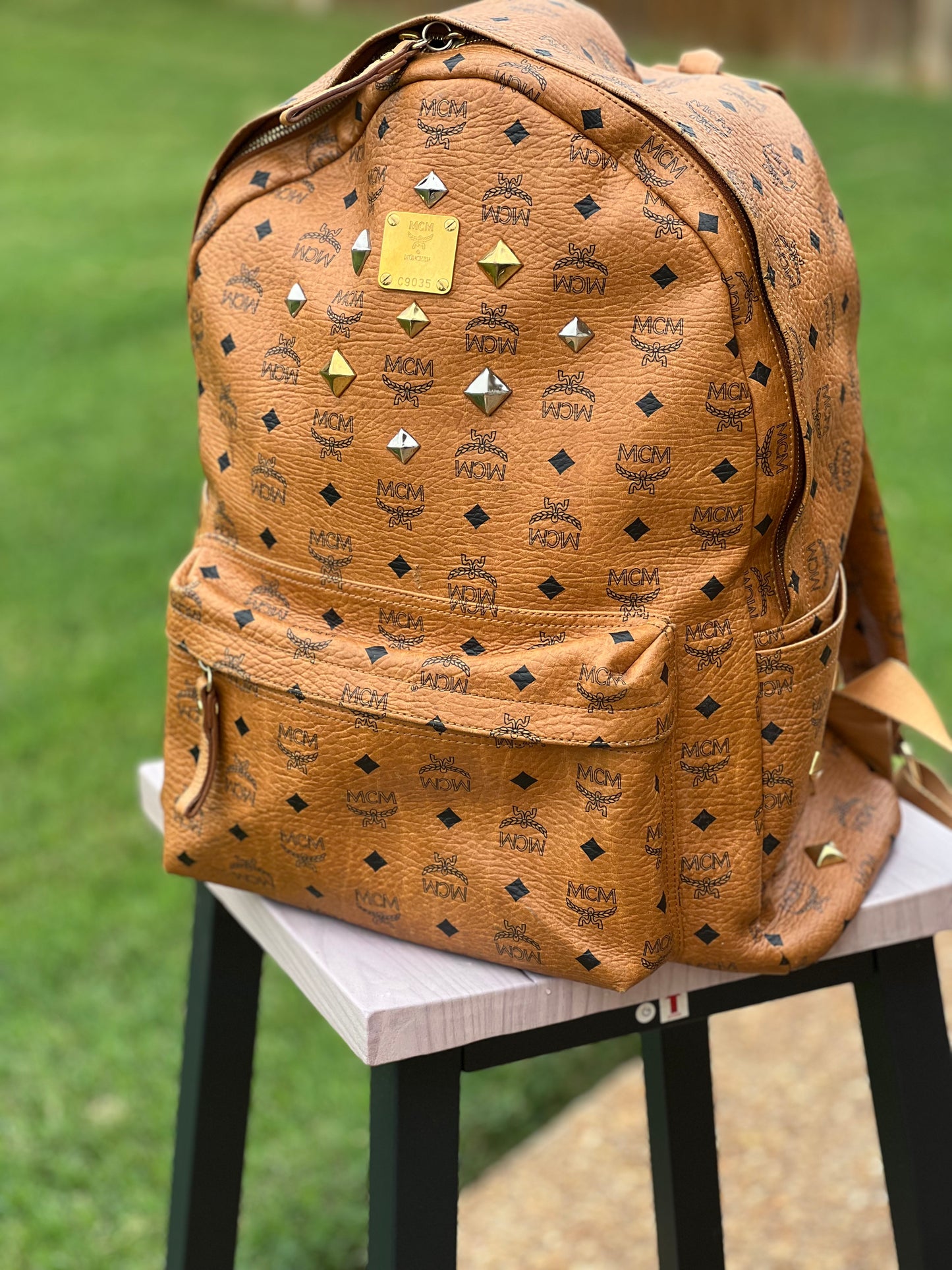 MCM Visetos Stark Backpack