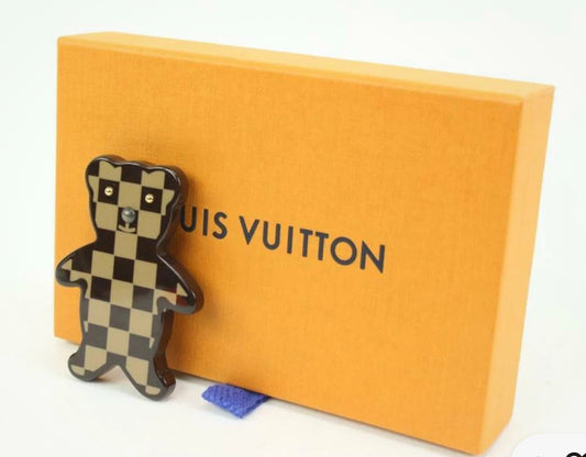 Louis Vuitton Resin Teddy Brooch