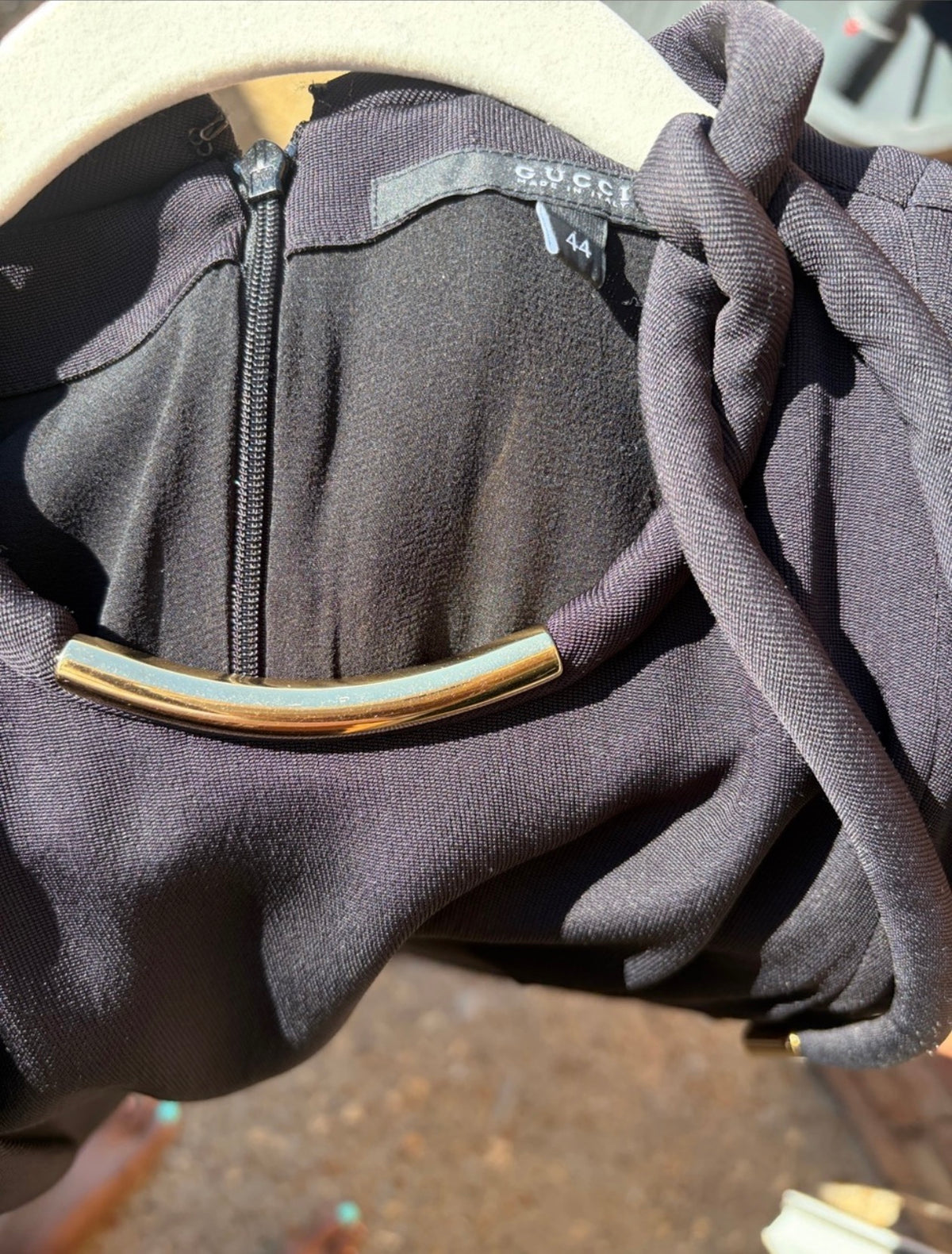 Gucci Sleeveless Dark Navy Dress
