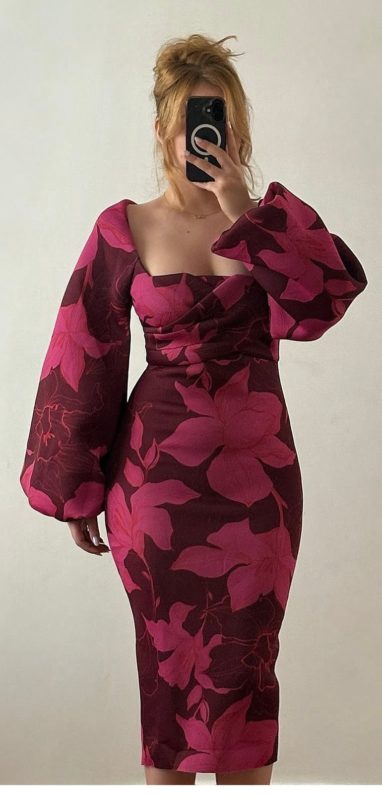 ASOS Floral Midi Dress