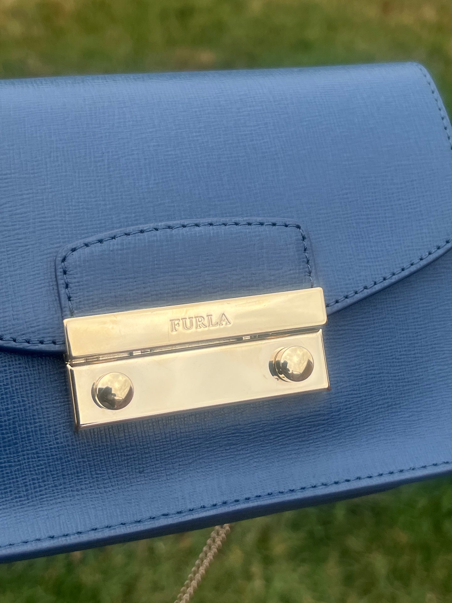 Furla Blue Crossbody Bag