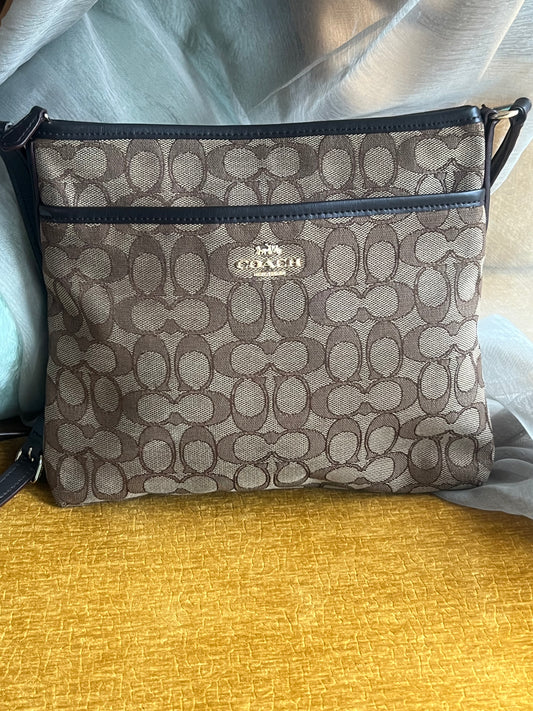 Coach Tan Signature Shoulder Bag