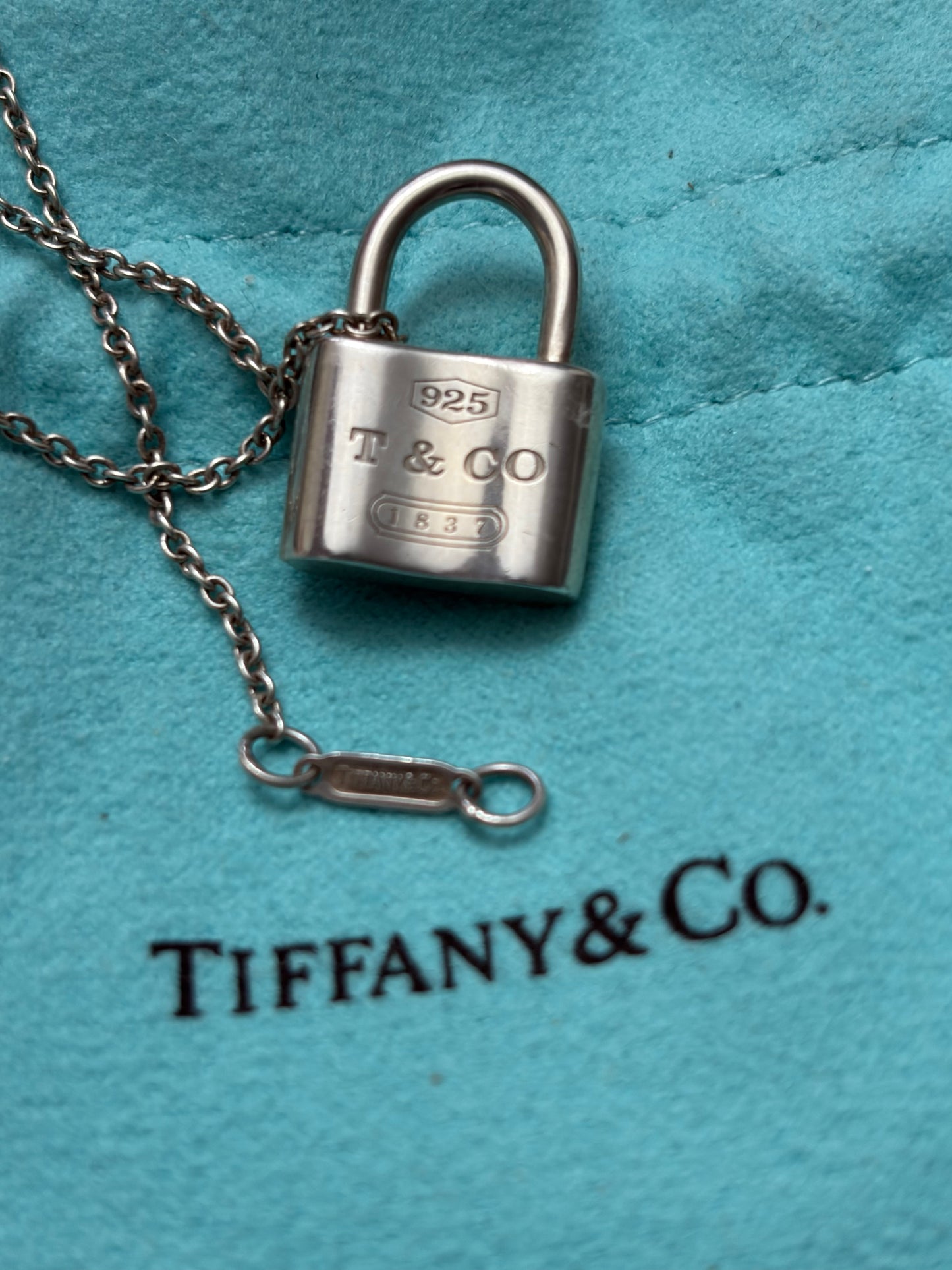 Tiffany & Co lock 1837 necklace