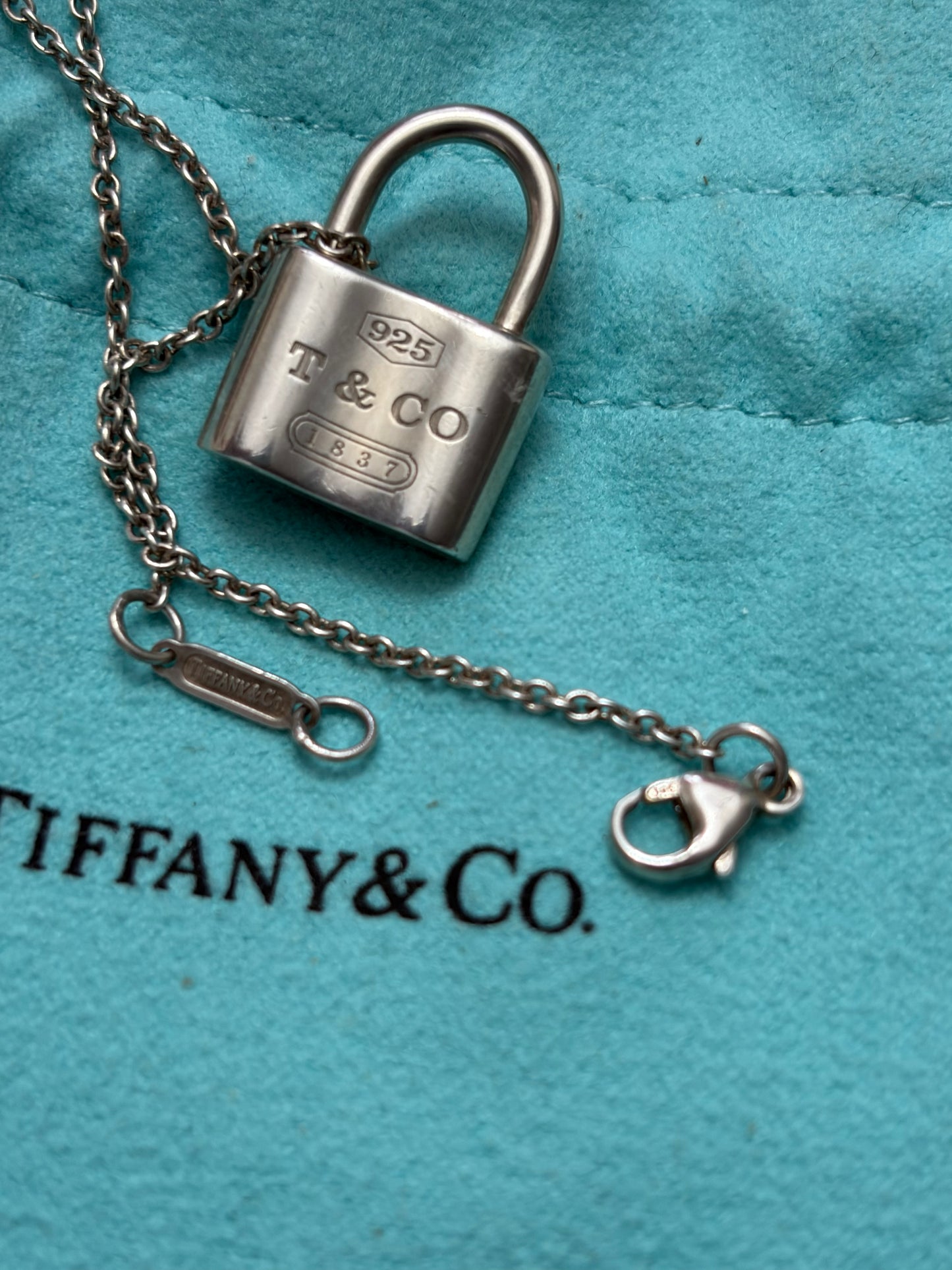 Tiffany & Co lock 1837 necklace