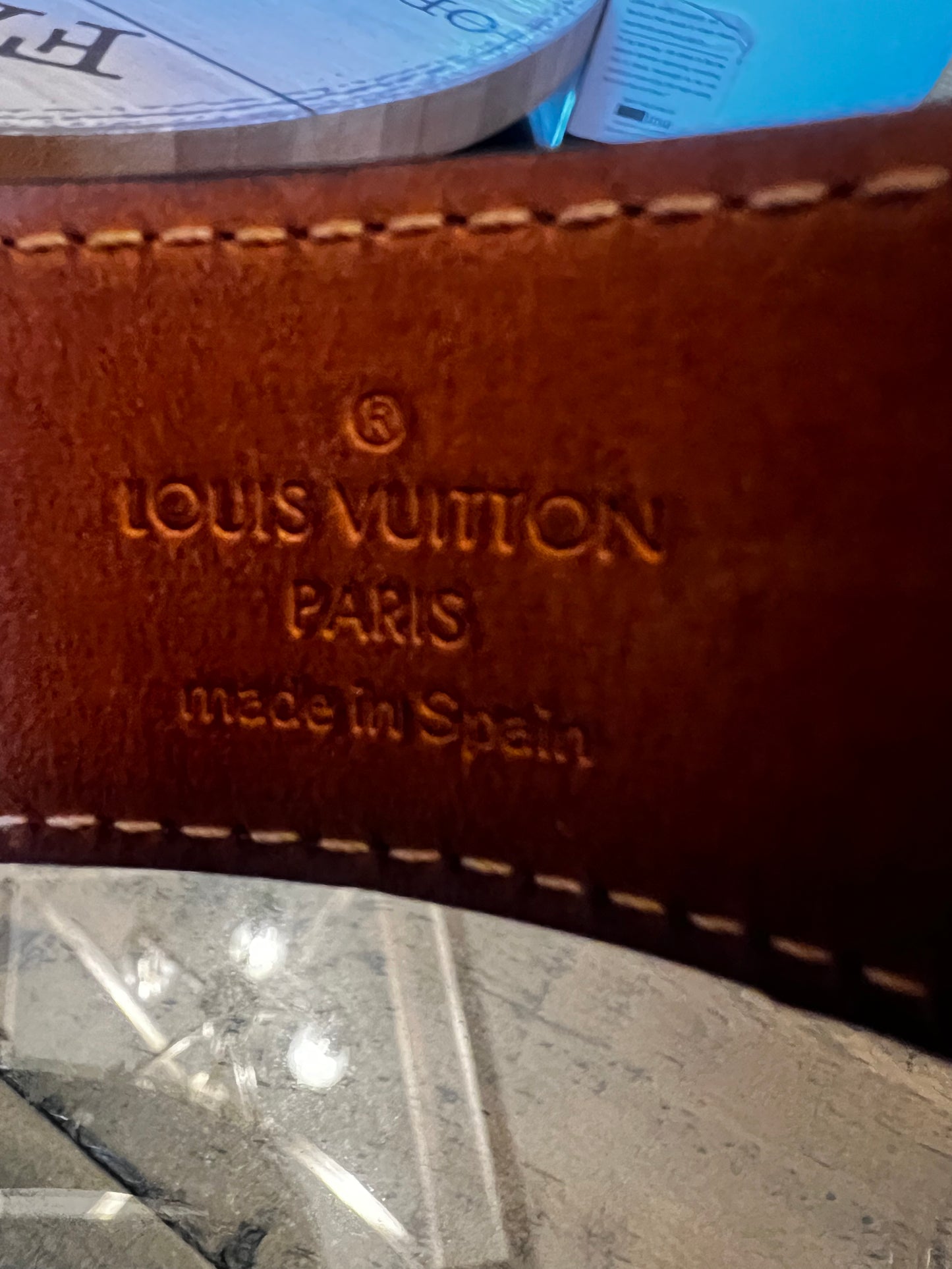 Louis Vuitton leather cuff