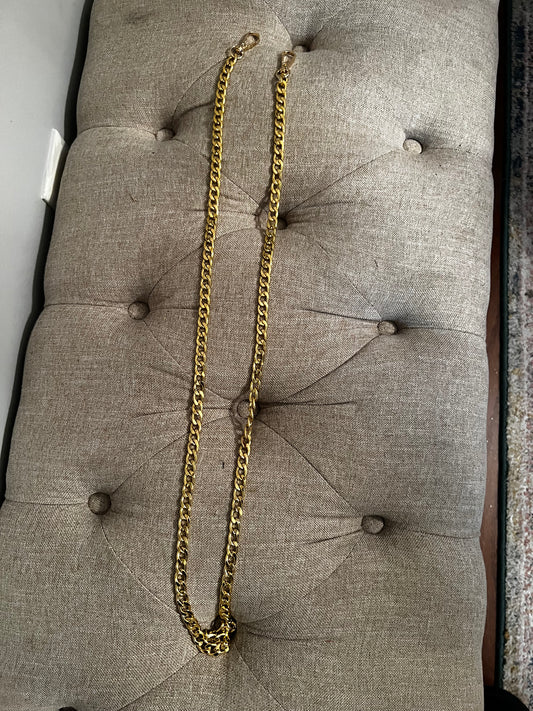 Gold chain attachment