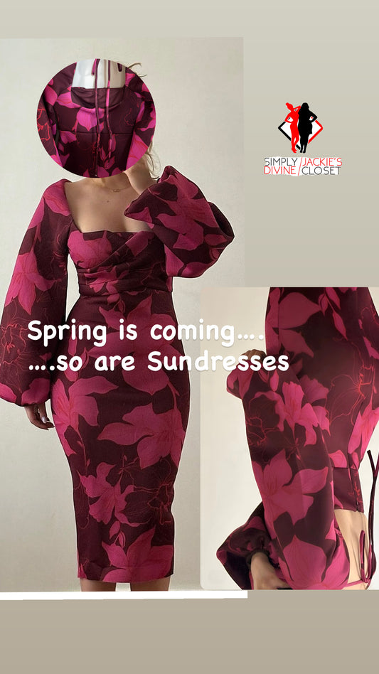 ASOS Floral Midi Dress