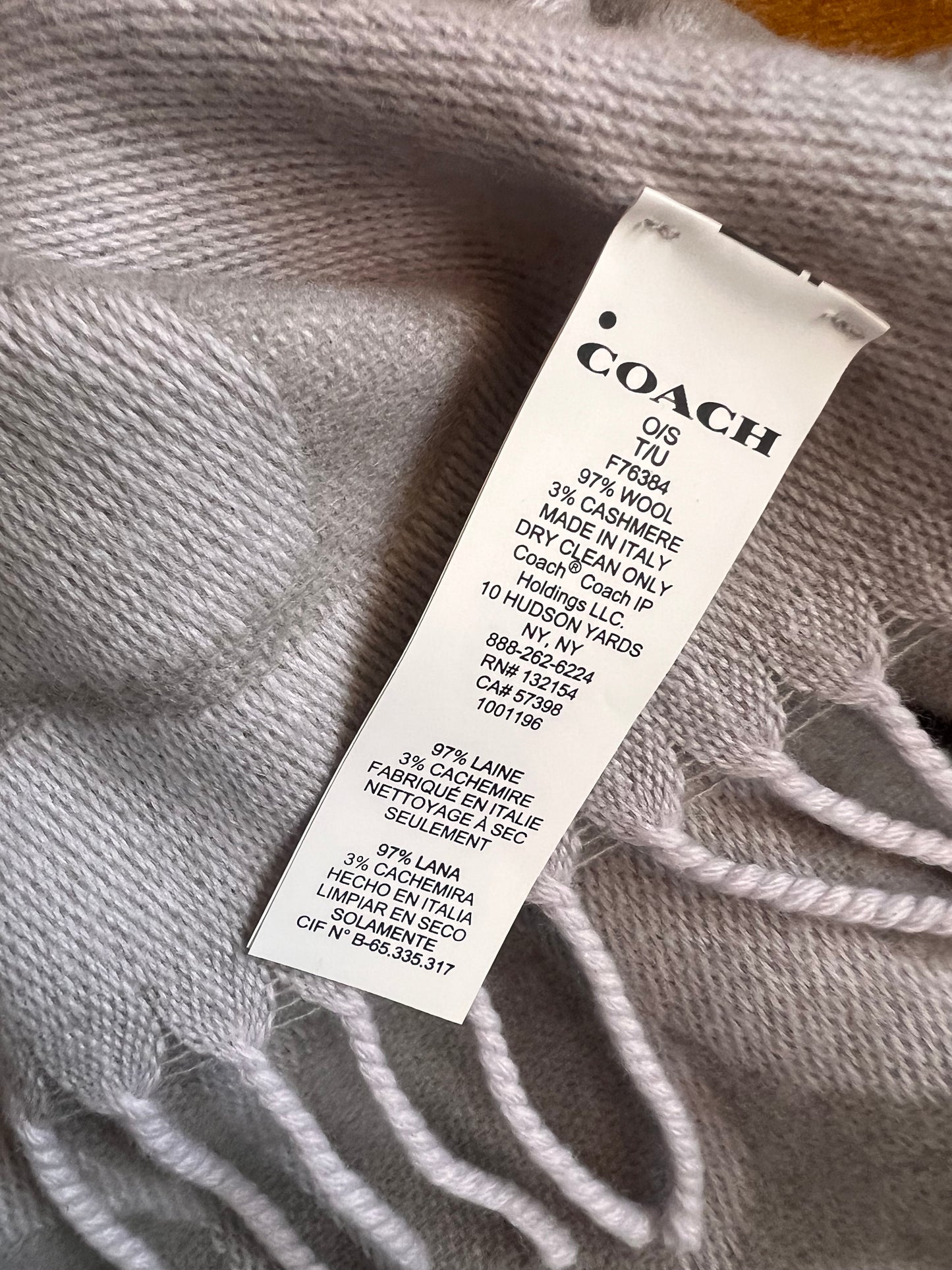 Coach Reversible Scarf