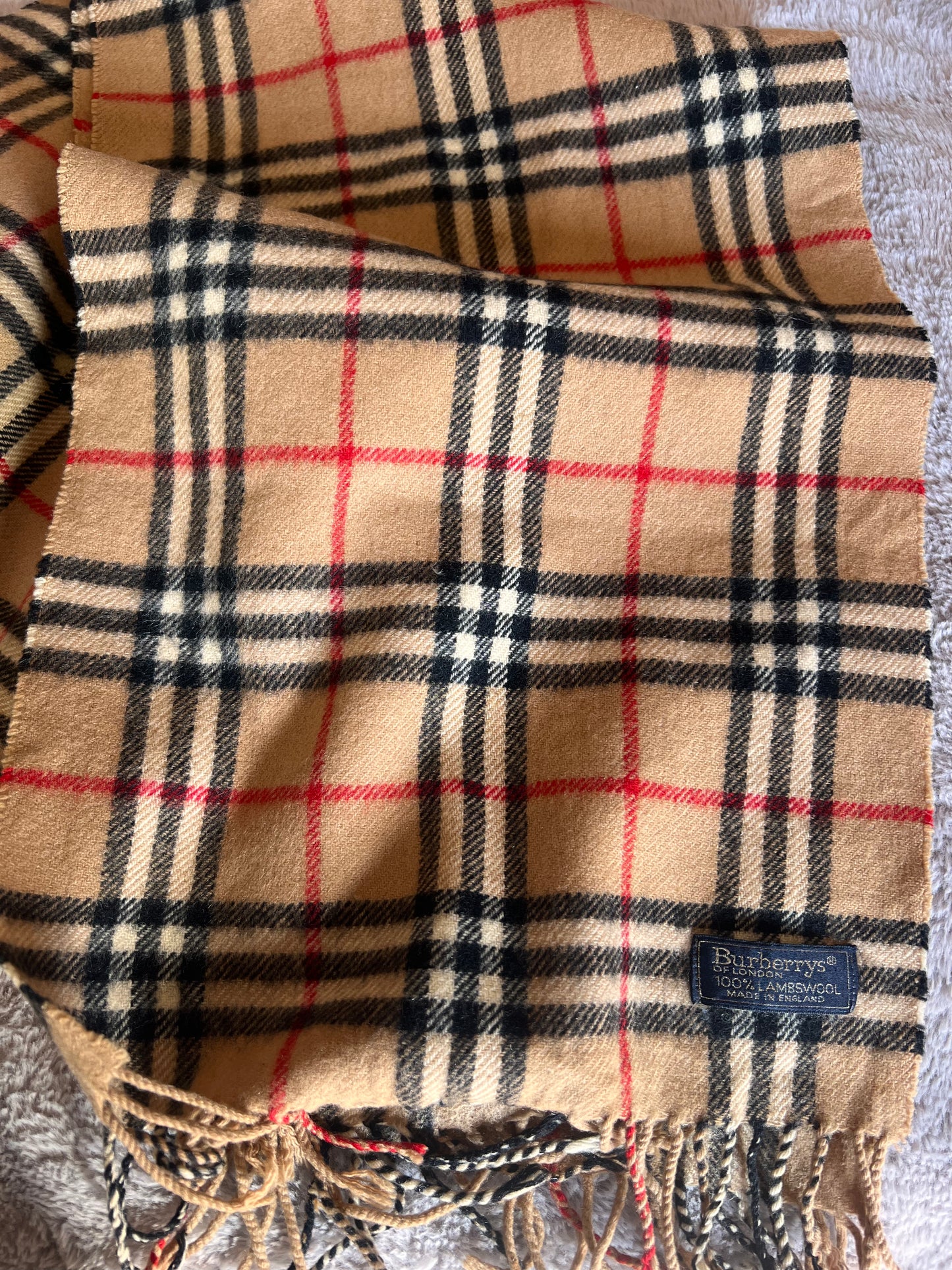 Burberry Lambswool scarf