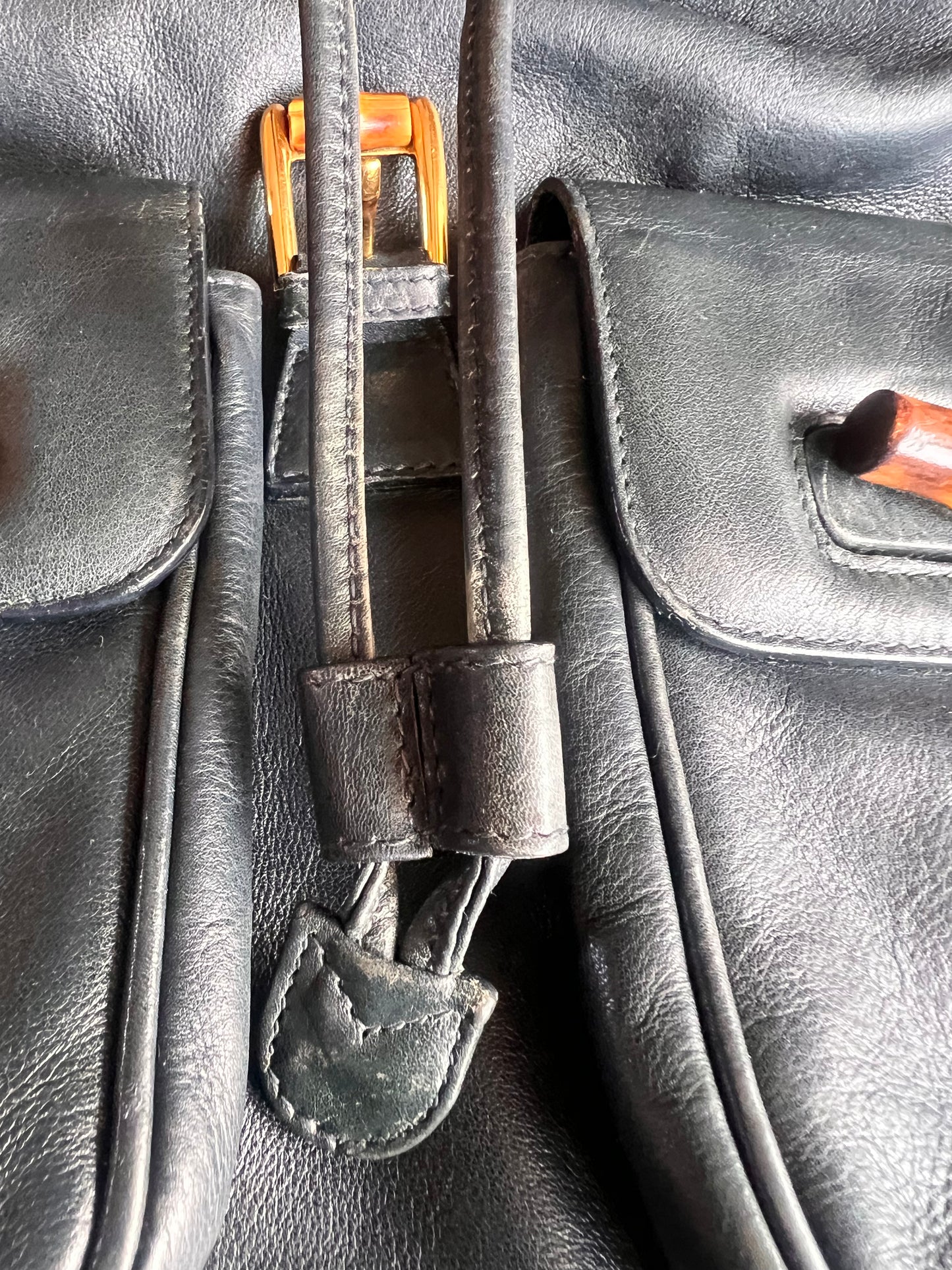 Gucci backpack Bamboo handle