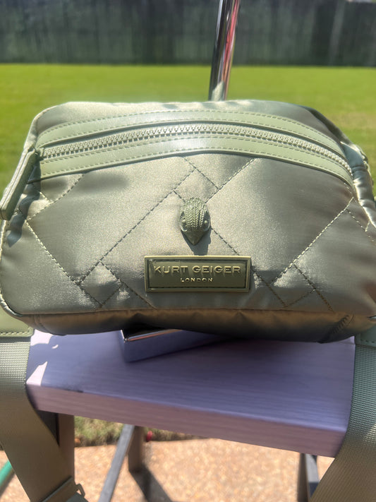 Kurt Geiger Quilted Satin Crossbody