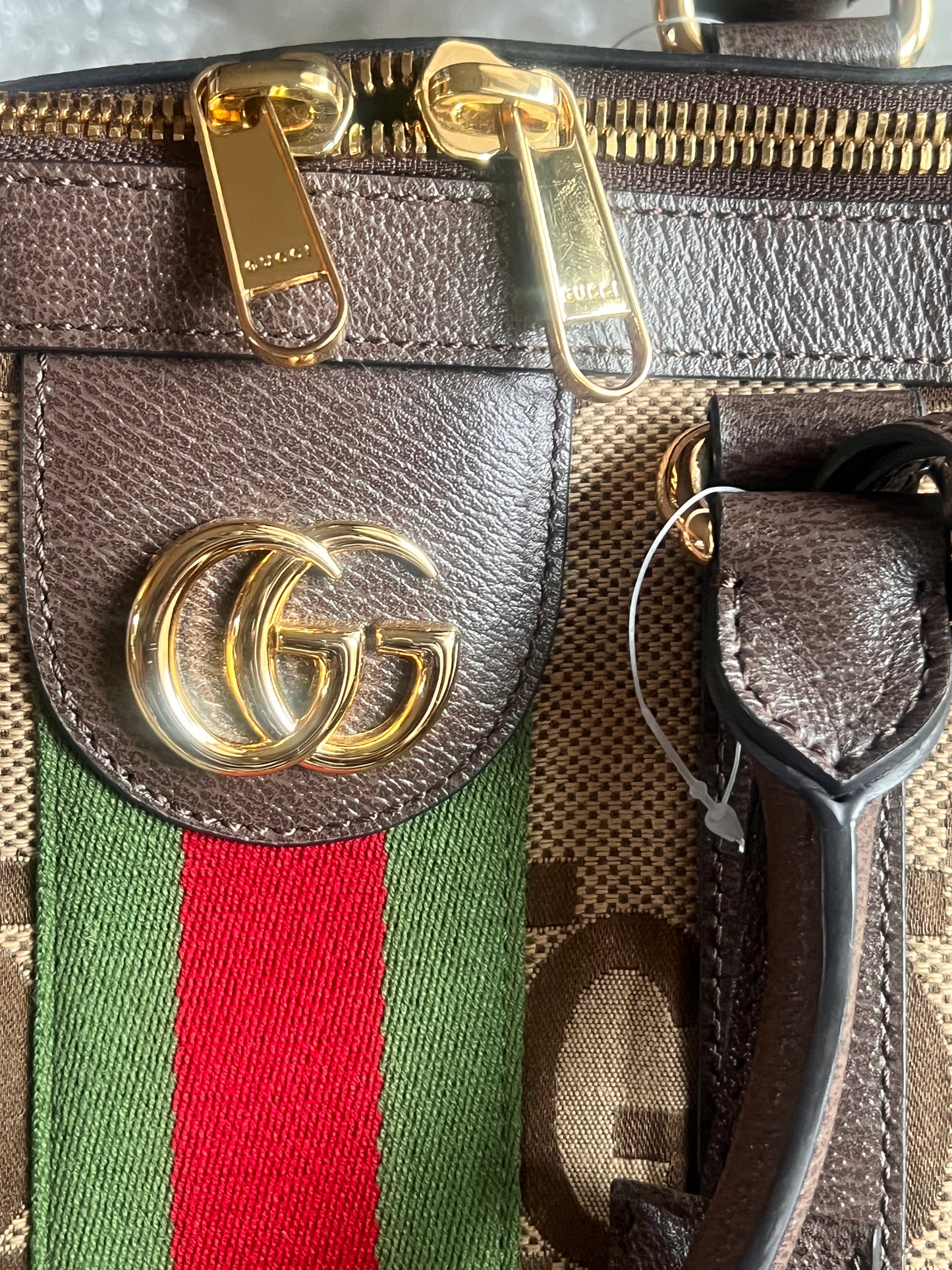 Gucci GG Jumbo Duffle Bag With Strap NEW