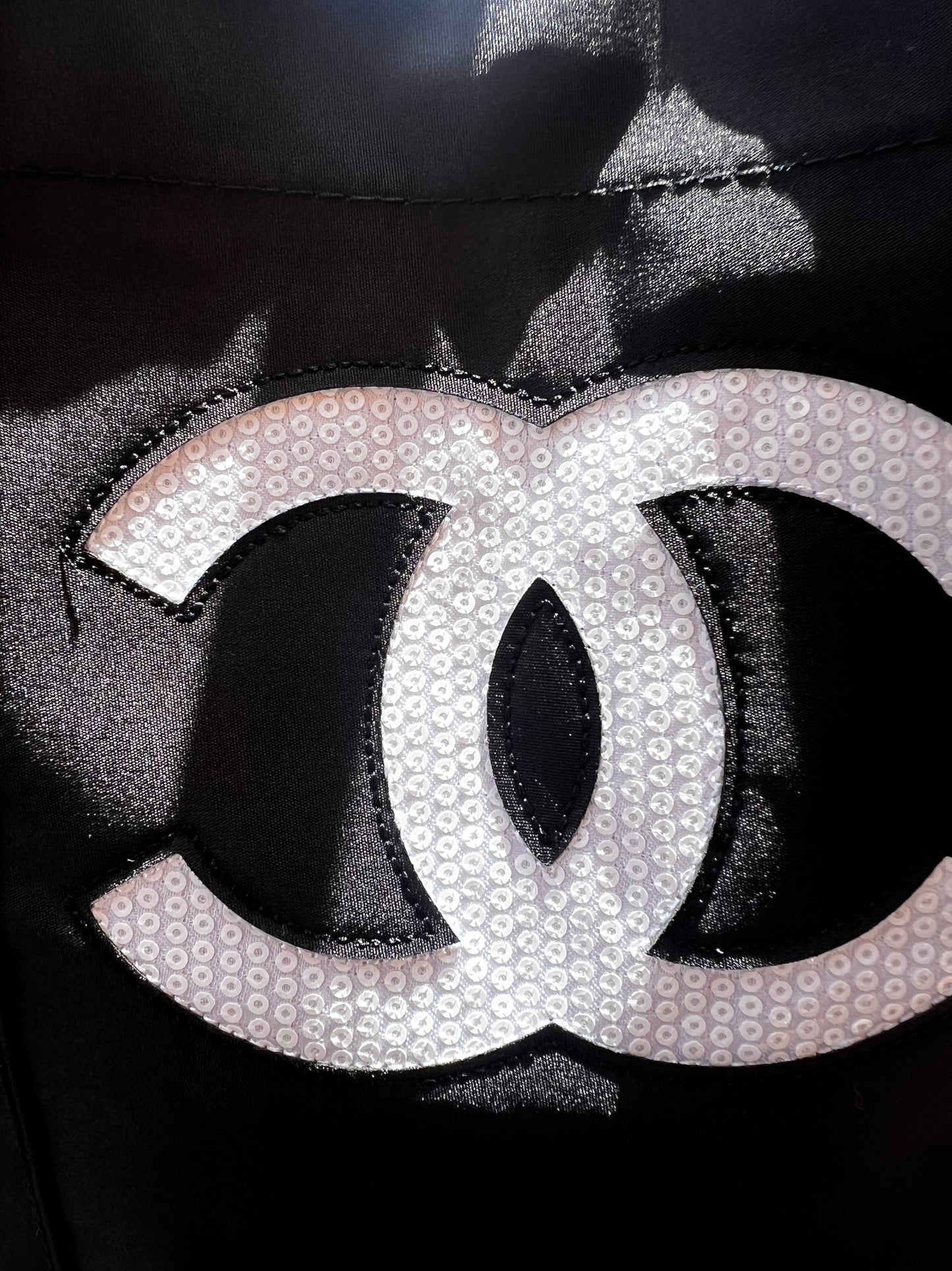 Chanel Sequin Logo Promo Tote