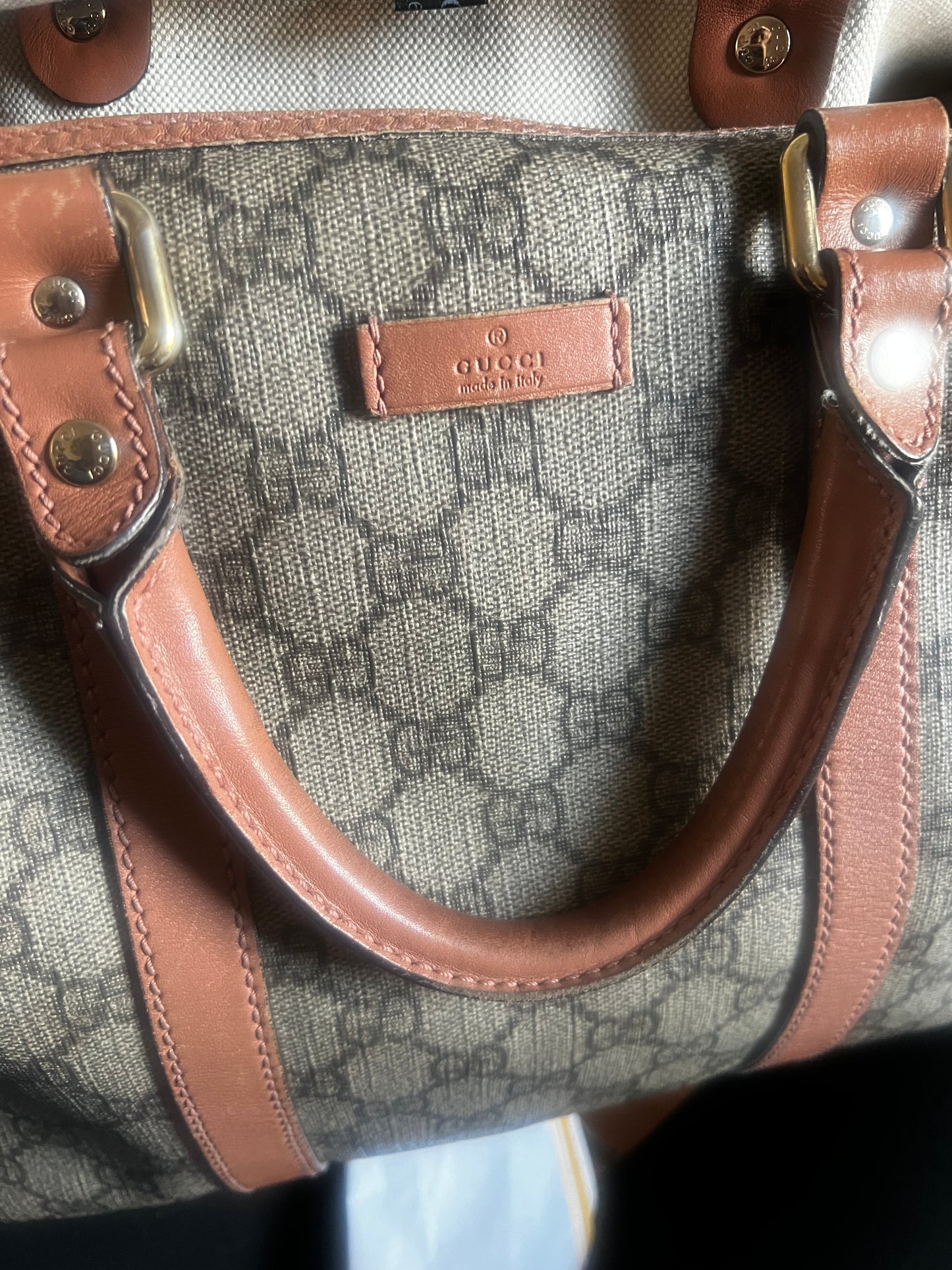 Gucci Supreme Boston Bag